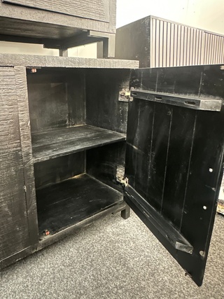 Dressoir, Mango, zwart